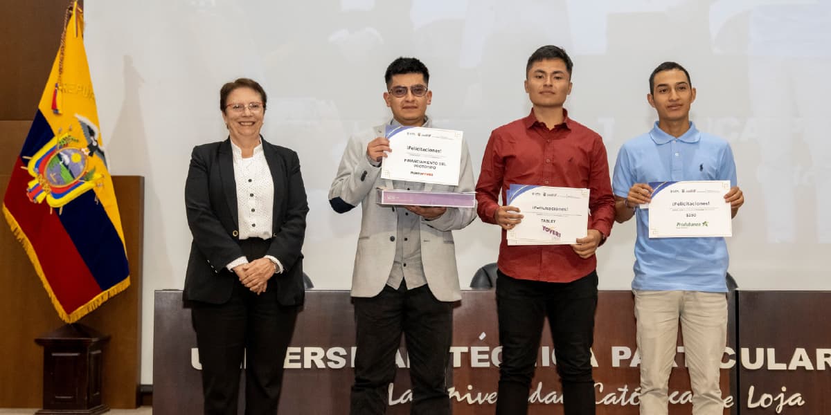 Reconocimiento a los mejores proyectos de vinculación de la 'II Convocatoria de Retos de Innovación Abierta Ecuador Sustentable 2030