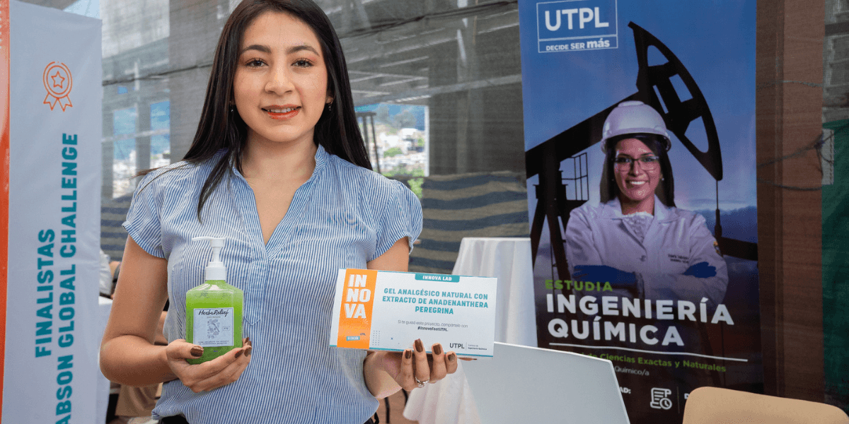 Estudiantes promueven gel analgésico natural como parte de la innovación e investigación universitaria