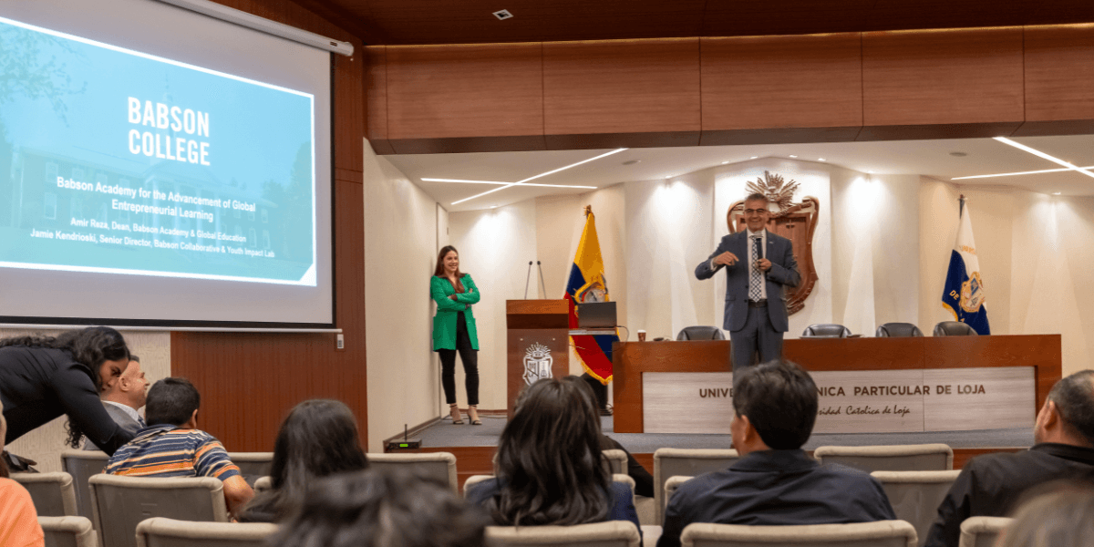 UTPL y Babson llevan el emprendimiento ecuatoriano al mundo