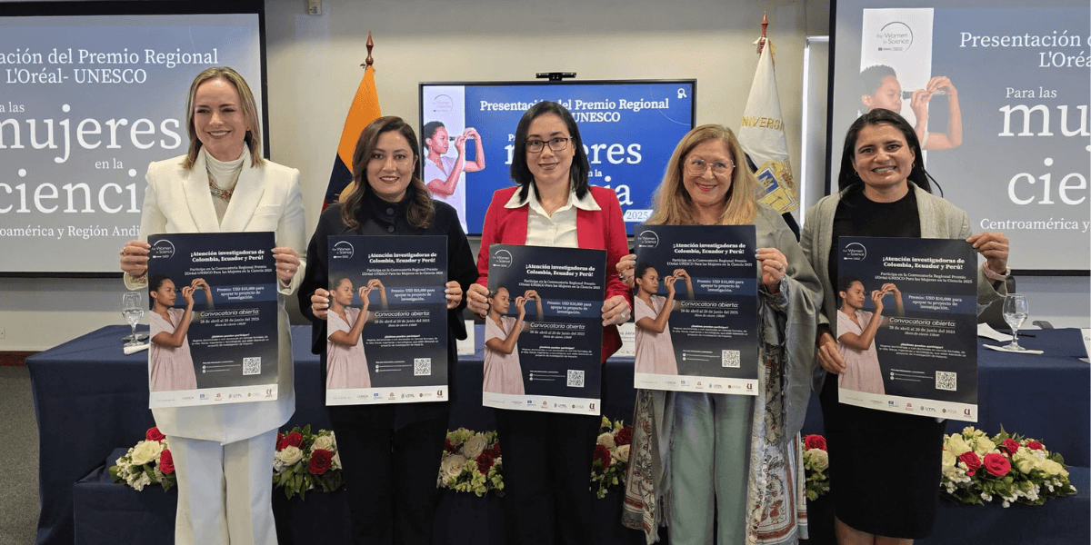 Premio L'Oréal-UNESCO 2025 destaca el liderazgo femenino en las ciencias en Ecuador