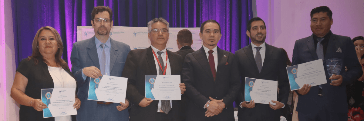 Consultorios Jurídicos UTPL fueron reconocidos por la Defensoría Pública del Ecuador