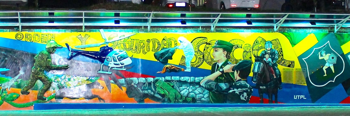 Se realizó develamiento del mural: “Policía Vigilante y Protector”