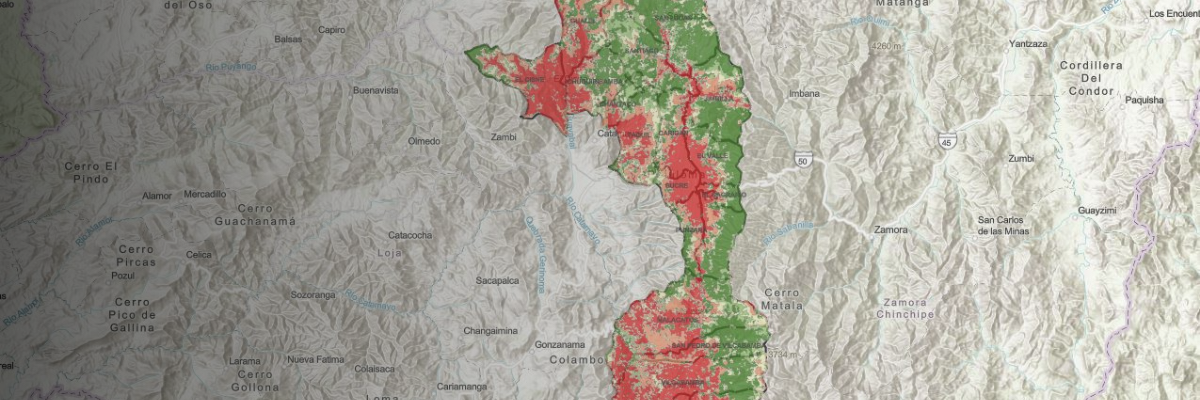 Mapa predictor de incendios forestales 