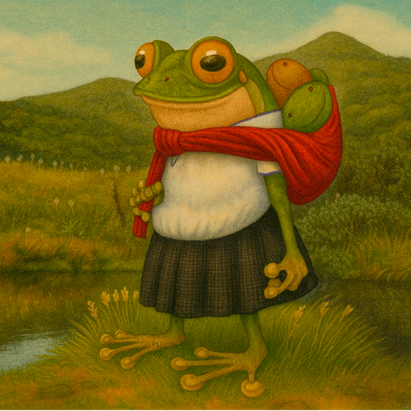 Ana, la ranita marsupial andina