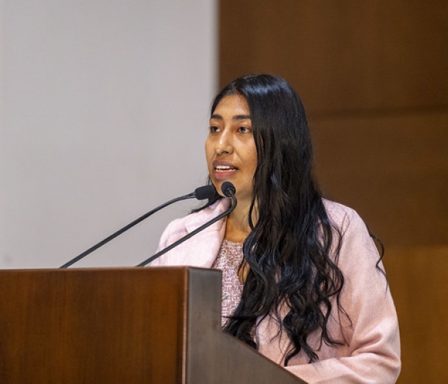 Imposición de mandiles a estudiantes de Fisioterapia