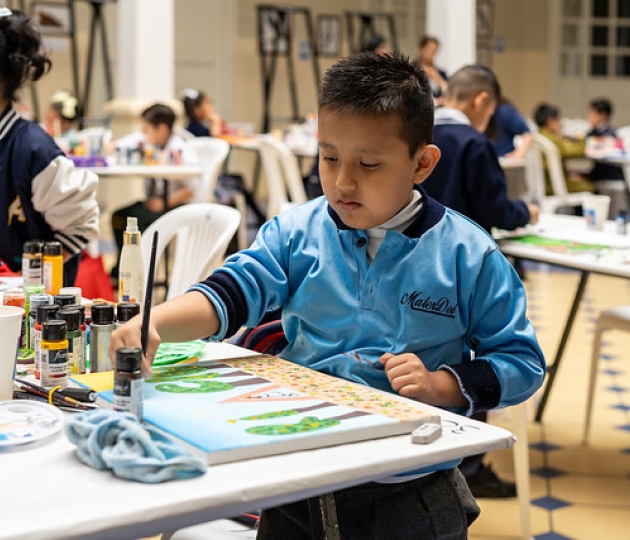 Concurso de pintura en lienzo en la Semana del Estudiante "Fernando Rielo 2025"