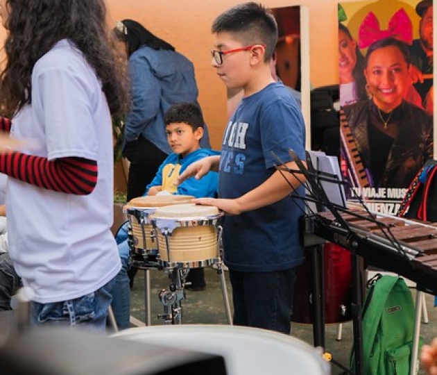 Primer encuentro de SINFIN UTPL y la Academia de música de Sol a Sol de Guayaquil