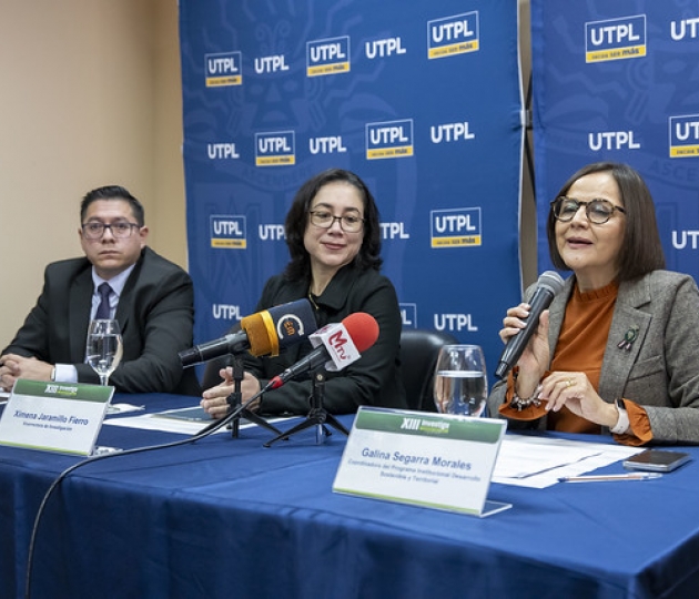 Rueda de prensa de la décimo tercera edición del Investiga UTPL