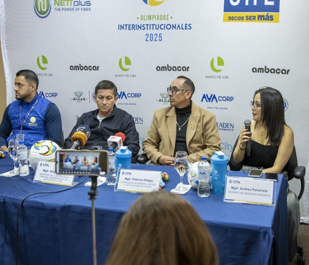 Rueda de Prensa, Olimpiadas Interinstitucionales 2025