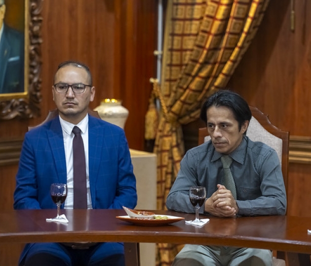 Firma de convenios específicos de cooperación interinstitucional entre la UTPL, la Federación Nacional de Corredores de Bienes Raíces y la Unidad Educativa Fiscomisional de Fuerzas Armadas “Colegio Militar n.º 5 Tcrn. Lauro Guerrero”.