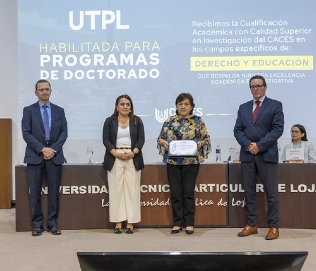 Recibimos la Cualificación Académica con Calidad Superior en Investigación
