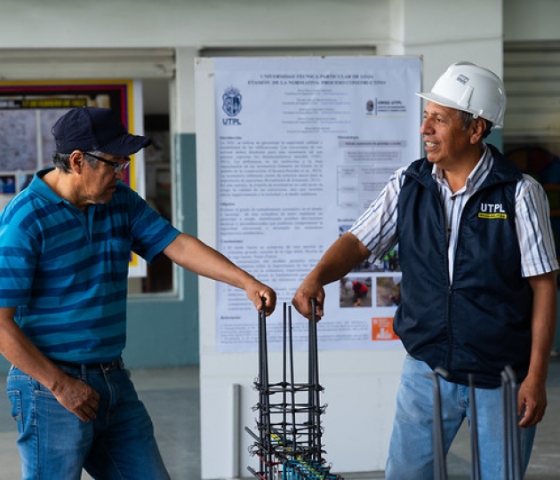 Exposición de prototipos de Ingeneiría Civil