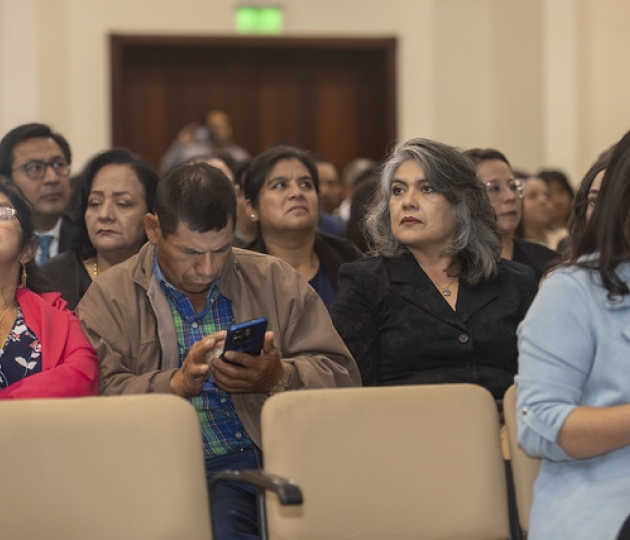 Ceremonia de imposición de mandiles a los estudiantes de 7mo ciclo de la carrera de Psicología Clínica