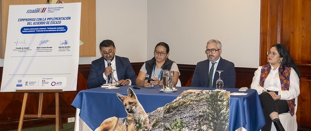 Participación seminario “Escazú en movimiento: avances y desafíos para su implementación en Ecuador”. Participación seminario “Escazú en movimiento: avances y desafíos para su implementación en Ecuador”.