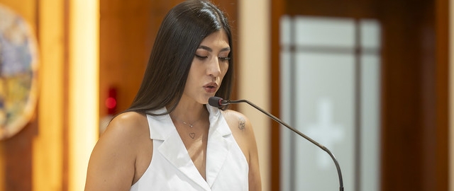 Imposición de mandiles a estudiantes de Fisioterapia