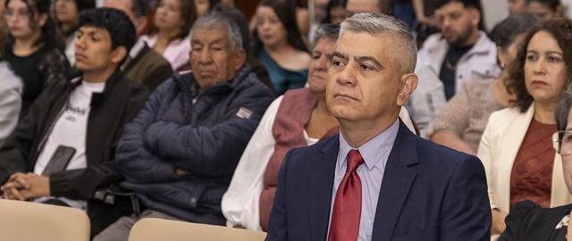 Imposición de mandiles a estudiantes de Fisioterapia