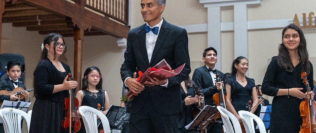 Primer encuentro de SINFIN UTPL y la Academia de música de Sol a Sol de Guayaquil