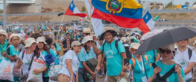 Delegación de la UTPL presente en el Jubileo de los jóvenes en Roma.