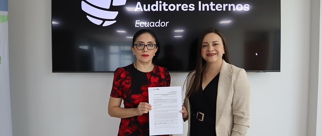 Firma de Convenio entre la Maestría en Auditoría UTPL y el Instituto de Auditores Internos de Ecuador (IAIE)