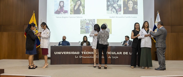 Ceremonia de imposición de mandiles a los estudiantes de 7mo ciclo de la carrera de Psicología Clínica