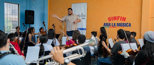 Primer encuentro de SINFIN UTPL y la Academia de música de Sol a Sol de Guayaquil