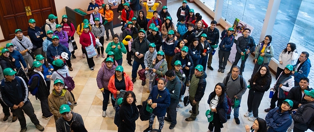 Reforestación en Cajanuma en alianza con Cascos Verdes Reforestación en Cajanuma en alianza con Cascos Verdes