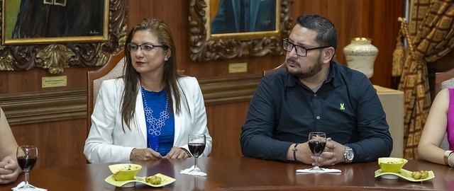 Visita protocolaria de asambleístas nacionales a la UTPL