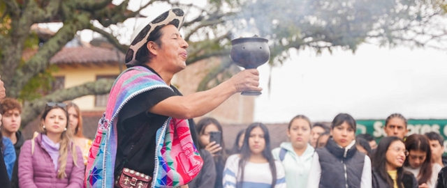 Homenaje a los Yachaks en la Chakana. Inti Raymi de las universidades y diversidades 2025 Homenaje a los Yachaks en la Chakana. Inti Raymi de las universidades y diversidades 2025