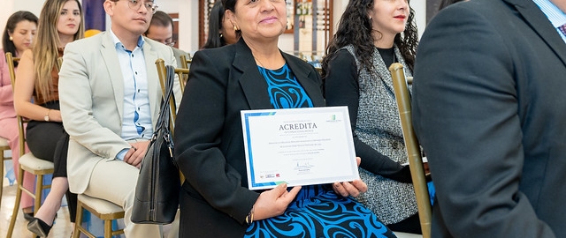 Entrega simbólica de acreditaciones internacionales otorgadas por la Agencia Acreditadora de Chile A&C.