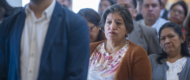 Imposición de mandiles a estudiantes de Fisioterapia