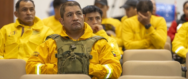 Donación de equipos para el combate de incendios forestales en la Reserva de Biosfera Podocarpus – El Cóndor