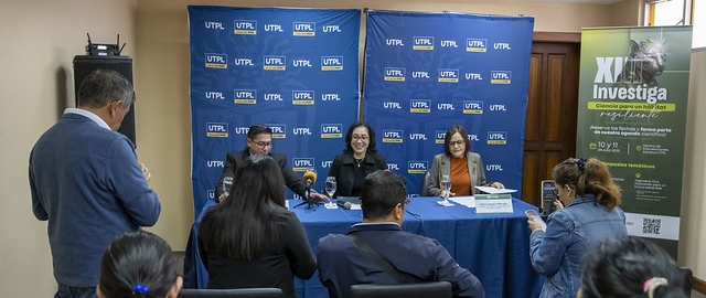 Rueda de prensa de la décimo tercera edición del Investiga UTPL Rueda de prensa de la décimo tercera edición del Investiga UTPL