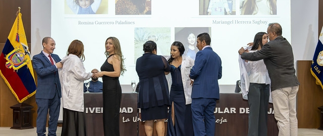 Ceremonia de imposición de mandiles a los estudiantes de 7mo ciclo de la carrera de Psicología Clínica