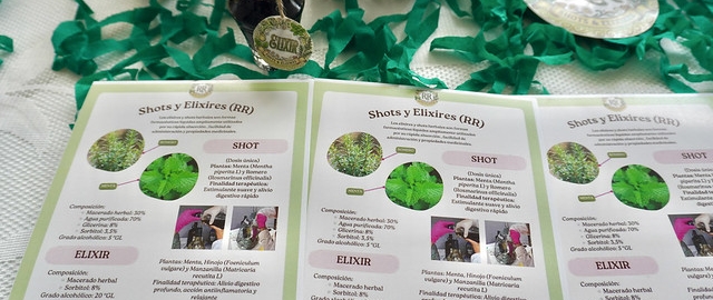 Shots & elixires herbales