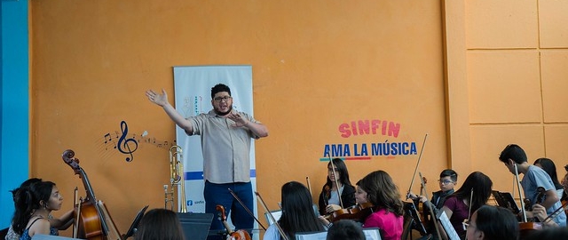 Primer encuentro de SINFIN UTPL y la Academia de música de Sol a Sol de Guayaquil