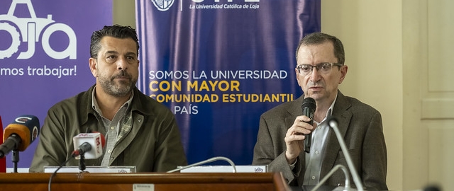 Firma de Convenio Específico de Cooperación Interinstitucional para adjudicación de becas y aplicación de descuentos entre el Gobierno Provincial de Loja y la Universidad Técnica Particular de Loja.