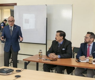 Visita de Nelson Guim, ministro (s) de producción a Prendho Visita de Nelson Guim, ministro (s) de producción a Prendho