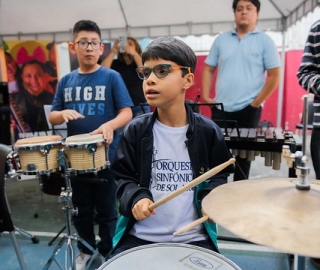 Primer encuentro de SINFIN UTPL y la Academia de música de Sol a Sol de Guayaquil