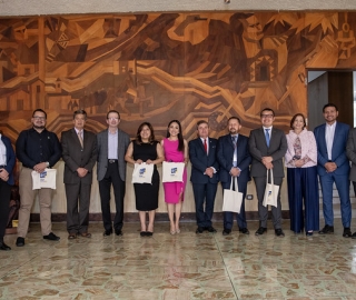 Visita protocolaria de asambleístas nacionales a la UTPL