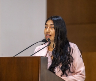 Imposición de mandiles a estudiantes de Fisioterapia