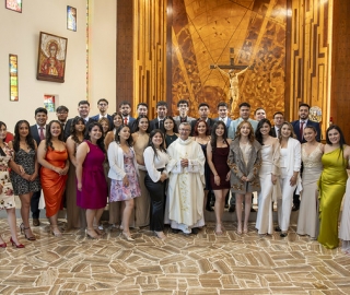 Imposición de mandiles a estudiantes de Fisioterapia