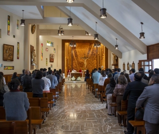 Imposición de mandiles a estudiantes de Fisioterapia