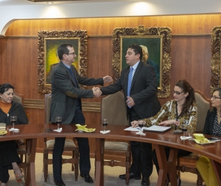 Posesión de autoridades del área sociohumanística y técnica. Posesión de autoridades del área sociohumanística y técnica.