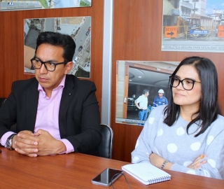 Visita técnica al GAD municipal de Loja Visita técnica al GAD municipal de Loja