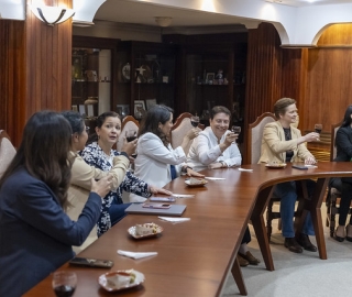 Visita de directoras de centros internacionales UTPL