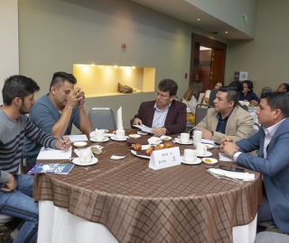 Desayuno de trabajo "Desafíos de la Planificación y el Ordenamiento Territorial" Desayuno de trabajo "Desafíos de la Planificación y el Ordenamiento Territorial"