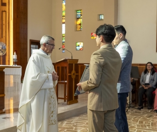 Imposición de mandiles | Carrera de Bioquímica y Farmacia