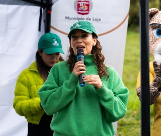 Reforestación en Cajanuma en alianza con Cascos Verdes