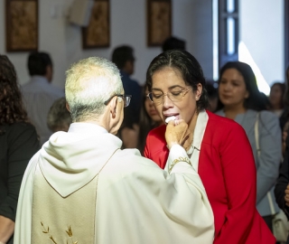 Imposición de mandiles | Carrera de Bioquímica y Farmacia
