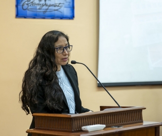 Imposición de mandiles a estudiantes de Nutrición y Dietética